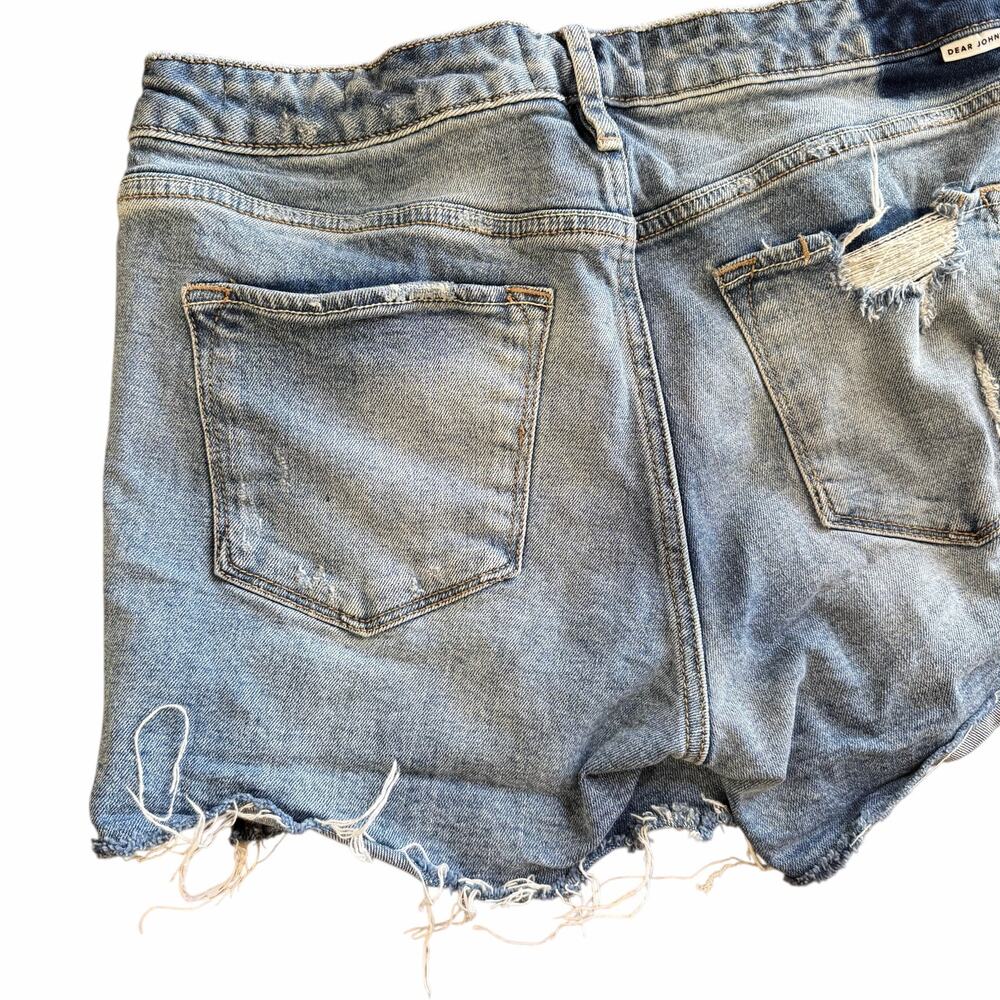 Dear John GiGi Distressed Denim Shorts Size 29 - Picture 6 of 8